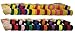 COUVER Terry Cloth 2 Colored Stripes Sport Sweat Wristbands (1 Pair)