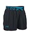 Under Armour Girls' Play Up, Black/Teal Blast, Youth X-Small