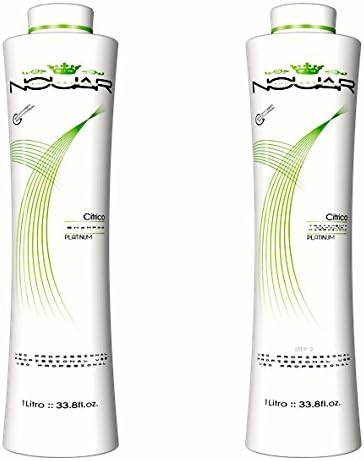Brazilian Keratin Hair Straightening System- Citrico Set of 2 Includes Shampoo (1L) Volume Reducer (1L) 15+ Treatments