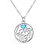 Mom Necklace for Mom Color Change Fluorescent Noctilucent Charm Pendant