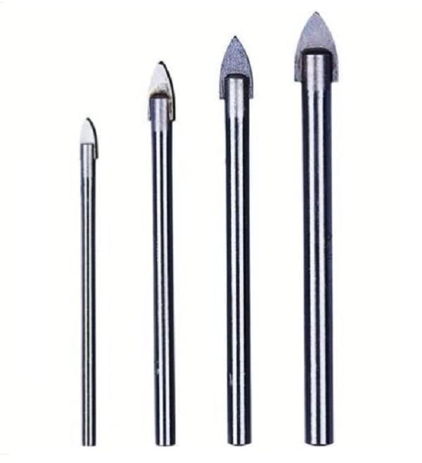 4Pc Tools Ceramic Tile Glass And Mirror Drill Set 3mm 5mm 6mm 8mm bits
