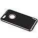 iphone 6s Case, Arae Apple Iphone 6s 4.7 [Shock-Absorption] Hybrid Dual Layer Back Case,Drop Protection [Brushed Metal Texture] cover for Apple iphone 6s 4.7 2015 (Rosegold)