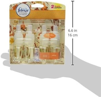 Febreze Noticeables Scented Oil Refills, Toasted Almond, Twin Pack