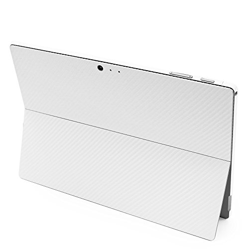 ArmorSuit MilitaryShield - Microsoft Surface Pro 4 Screen Protector + White Carbon Fiber Full Body Skin Protector Anti-Bubble Shield w/ Lifetime Replacements