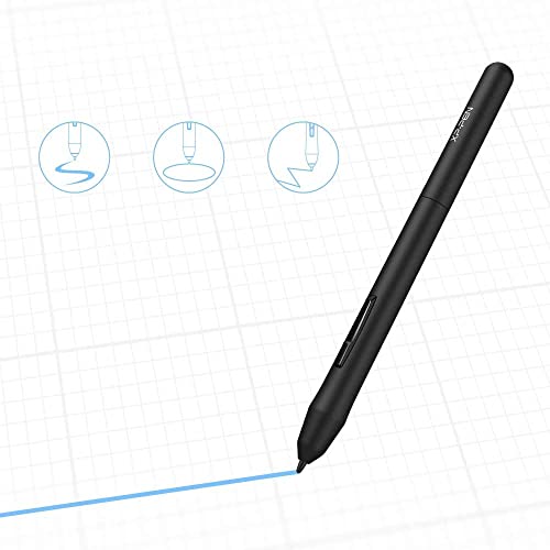 XP-Pen Star03V2 12 Inch Graphic Tablet with Passive Stylus 8192 Levels and 8 Shortcuts Pallette Digital Drawing - Compatible with Windows Mac Chromebook