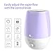 1byone Humidifiers for Bedroom 6L Cool Mist Air Ultrasonic for Plants Indoor with Essential Oils Diffuser for Baby Kids, with 7 Colour Night Light, Ultra Quiet & Easy to Clean, Auto Shut-off, Blue