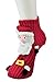 Coxeer® Christmas Socks 3d Animal Non-slip Household Floor Socks for Women (Cute Santa Claus)