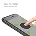 iPhone 8 Plus Screen Protector, TEKXYZ Tempered Glass Screen Protector for iPhone 8 Plus, Crystal Clear, 2 Pack