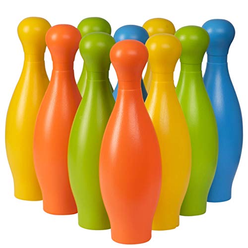 Go Play Soft Bowling Set for Kids - 12-Piece Game with Colorful Numbered Pins - Flexible Toy for Indoor or Outdoor - Thumbnail 2