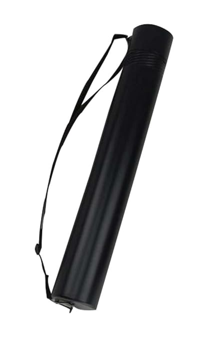 Einziehbares Plastikmalerei-Schlauch-Plakat-Speicher-Schlauch, Schwarzes