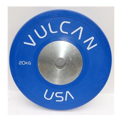 Vulcan Strength Training Systems Competition Bumper Plate (Set of 2) Weight: 20 kg