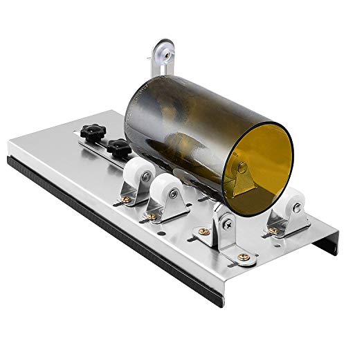 CBTONE Glass Bottle Cutter Glass DIY Cutting Tool Adjustable Bottle Cutter Machine for Round, Oval or Square Glass Bottles