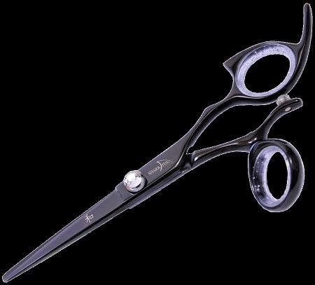 Sharkfin Professional Line 5.5" Cutting Shear Swivel Right Hand Black Titanum State of the Art +Holiday Itay Beauty Mineral 8stack Eye Shimmer "Caribbean Samba"
