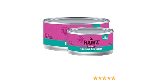 rawz shredded cat food