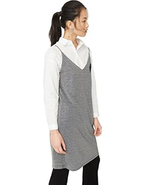 Mango Women's Metallic Thread Dress