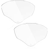 2 Pcs S8555 Face Shield Replacement Lens, Anti-Fog S8555 Fits for Honeywell/Uvex S8500/S8510 Face Shield, Protective Safety Visor Replacement, with Clear Polycarbonate