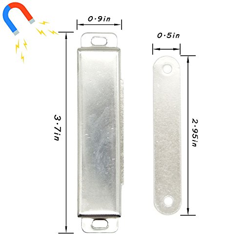 Door Catch,Door Magnet,Cabinet Magnets,Magnetic Door Catch,Suitable Cabinet Magnet Closet Catches,2 Pack, Slim Magnetic Screw.