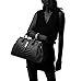 Jack&Chris Ladies Top Handle Tote Bag for Women Crocodile Embossed Purses and Handbags on Clearance, WBDZ024 (Black)