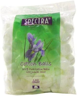 GREAT LAKES WHOLESALE ICB100 100 Count Cotton Balls are Ideal for Cosmetic Use by GREAT LAKES WHOLESALE