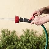 Nelson 50503 High-Pressure Rated Fireman's Style Industrial Spray Nozzle with Large On/Off