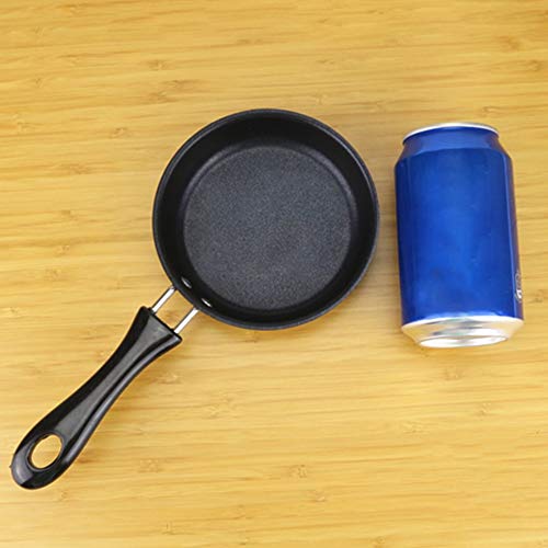 (12cm)HHuin Mini Non-Stick Pan Platte Wok Steak Koekenpan Wok Pannenkoek Ei Dumpling Omelet Pan Inductie Fornuis… - Image 5