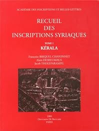 Recueil des inscriptions syriaques