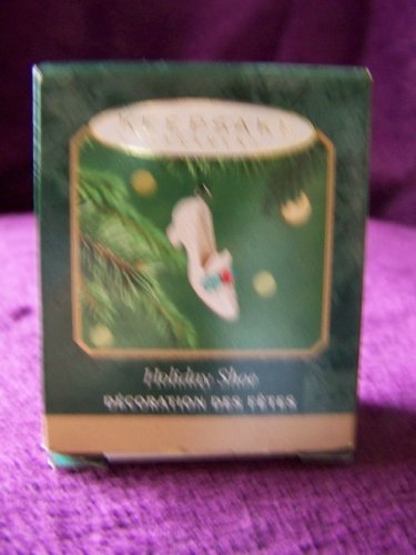 2001 Hallmark Ornament Miniature Holiday Shoe