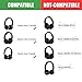 Replacement Headband Rubber Cushion Pad Parts for Beats Solo 2.0 Solo 3.0 Wireless Headphone (Rubber Headband-White)