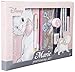 Disney Marie (Aristocats) Official Stationery Set, Includes: A5 Note Pad, 3, Pen, Ruler, Eraser, Sharpener and Pencil Case, Multi Colour