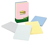 Post-it Greener Notes, 4 In X 6 In, Helsinki Collection, Lined, 5 Pads/Pack (660-RP-A)