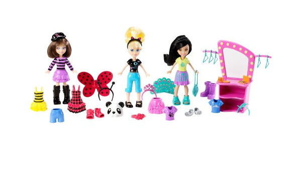polly pocket dress up