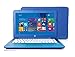 HP Stream 11.6 inch Laptop, Intel N2840 2.16GHz Dual-Core, 2GB DDR3L, 32GB Solid State Drive, Windows 8.1, Blue (Certified Refurbished model # 11-D010WM.