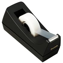 Scotch Desk Tape Dispenser, 1in. Core, Black