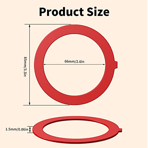 Flush Valve Seal For Kohler, Upgraded 3 Pack Silicone Material Canister
