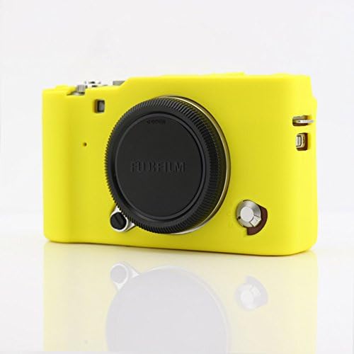Camera Case, HelloPower Fujifilm X-A10, X-A3 Soft Silicone Durable Full Body Protective Camera Case Cover Skin Bag for Fujifilm X-A10, X-A3 (Yellow)