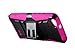 Huawei Raven LTE H892L Armor Case, The3Knights[TM] Armor Case Stand w/ Holster & Swivel Belt Clip Combination +The3Knights[TM] Classic Stylus Pen (PINK)