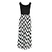 Mellow Judys Women Tank T Skirt Striped Maxi Dress