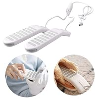 YFjyo Shoe Dryer, USB Port Powered Portable Foot Boot Glove Dryer with Timer, Eliminate Bad Odor and Sanitize Shoes, Shoe Warmers, Winter Essentials for The Family