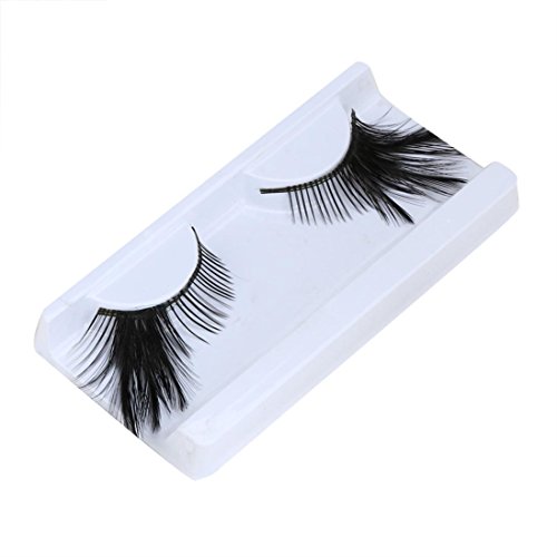 Sunward Sexy Fun Ladies Styles Handmade Reusable Long Thick Fancy Party Feather False Eyelashes Makeup Eye Lashes (Multicolor A) - Thumbnail 5