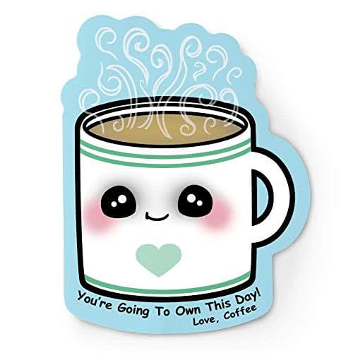 amazoncom encouragement coffee sticker pastel grunge