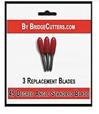 Bridge Cutters 3 Pack Blades - Replacement Fine Point Standard Cutting Blade 45 Degree Angle Type Compatible Cricut Air Explore Expression Mini Creation Cutting Scrapbook Craft Machines