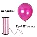 Treasured Metallic Magenta Balloons: Dark Pink & Pearl Pink Latex Balloons (12 Inch, 100 Pieces)