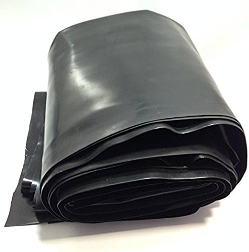 Custom Pro 25 Feet x 20 Feet Super-Flex Pond and Water Garden Liner - Black - Compare to EPDM and PVC Liner - Stronger and Easier to Use - Resists Punctures, Tears, UV and Insects - 20 Year Warranty