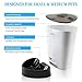 ROMEKER Automatic Cat Feeder 4L Smart Pet Feeder Auto Dog Cat Food Dispenser Timed Cat Feeder Large Dog Food Feeder 6 Meal,Timer Programmable Portion Control Hidden LCD Display Battery/Plug-in Power