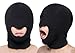 Masks Blindfold Spandex Blindfold Eye Face Open Mouth Hood Head Cover Opening Balaclava Erotic