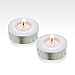 100 Tea Lights Set - Off White - Unscented Candles