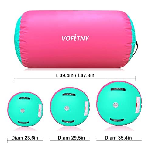 VOFiTNY Gymnastics Tumbling Equipment Air Barrel Inflatable Octagon Tumbler Roller Back-bend Trainer Chearleeding Mat Without Pump
