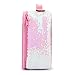 Flip Sequin Insulated Lunch Bag Durable Thermal Reusable Lunch Tote Glitter Mermaid Lunch Box for Girls(Pink)