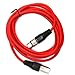 SEISMIC AUDIO - SAXLX-6 - 6' Red XLR Male to XLR Female Patch Cable - Balanced - 6 Foot Patch Cord