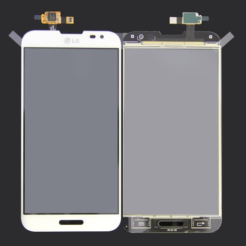 ePartSolution-LG Optimus G Pro E980 E985 F240 Digitizer Touch Screen Lens Glass White Color Replacement Part USA Seller